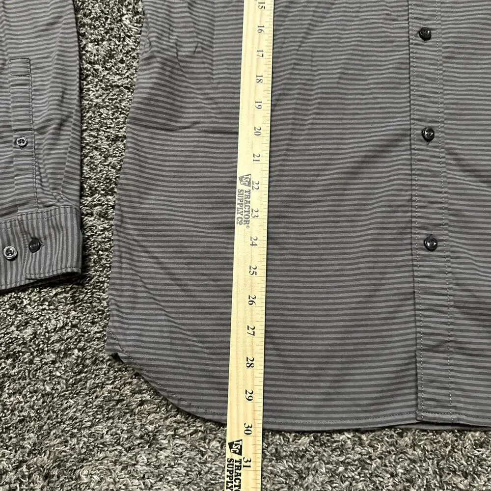 The North Face Button‎ Down Shirt Outdoor Hiking Travel Brown Large